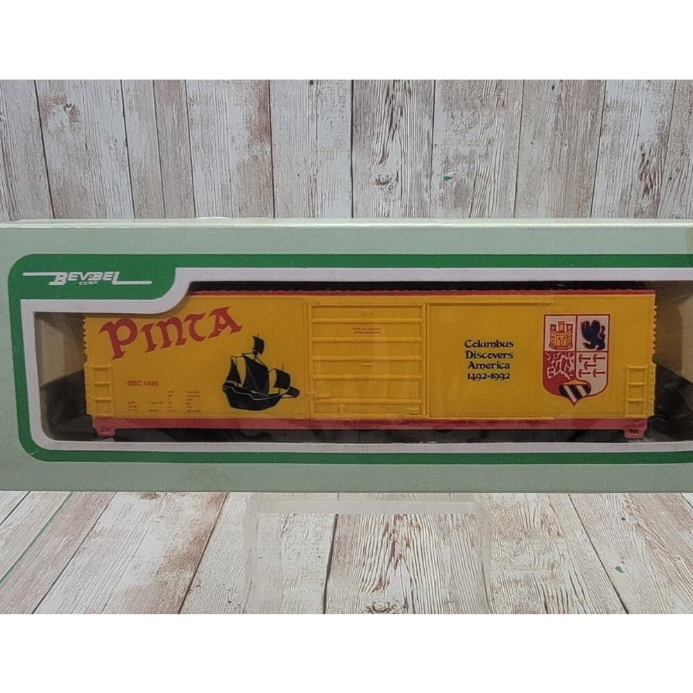 PINTA Columbus Discovers America HO BEV BEL 12005 50' Evans Box Car